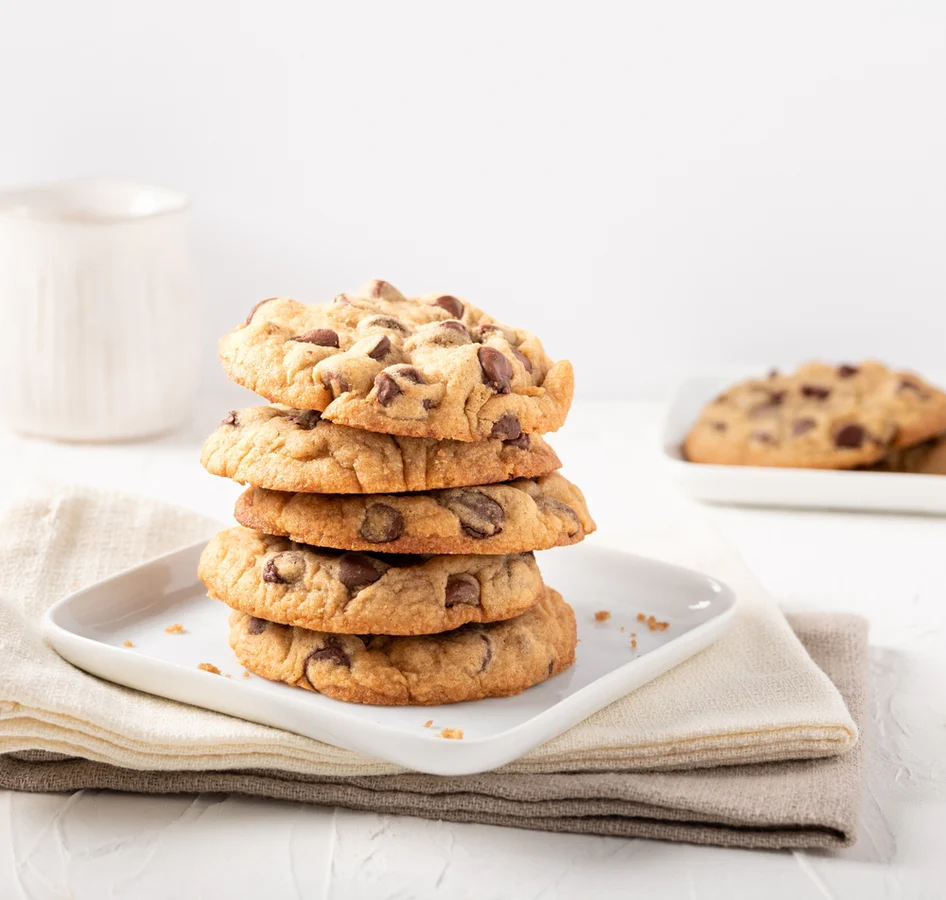 Galleta con chispas de chocolate